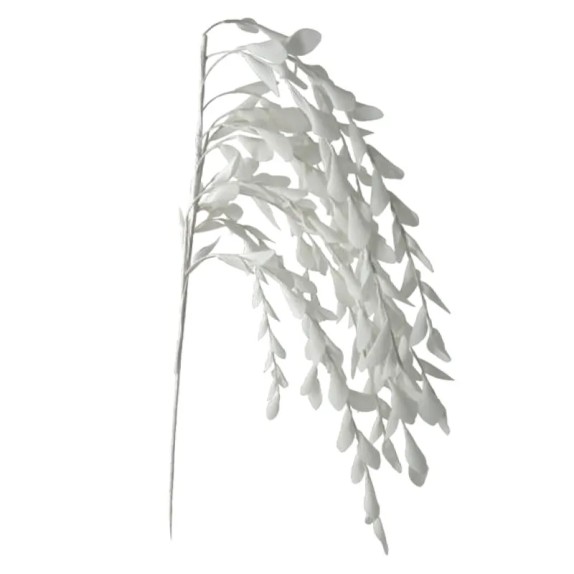 ΚΛΑΔΙ FOAM ΚΡΕΜΑΣΤΟ ΧΩΝΑΚΙΑ ΦΥΛΛΑ ΛΕΥΚΟ - 30x135cm 6/36ΚΙΒ – Δίνει premium χαρακτήρα στο περιβάλλον | iroots.gr