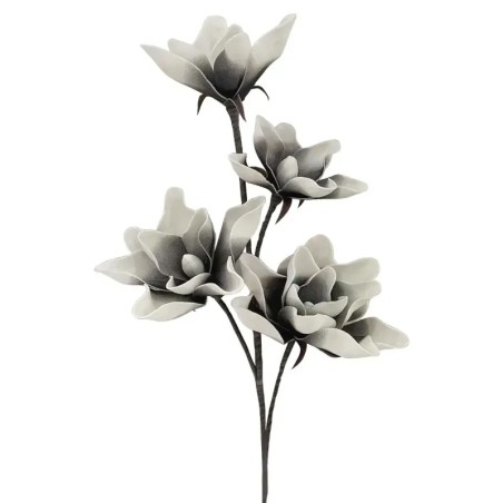 ΚΛΑΔΙ FOAM ΓΚΡΙ ΑΝΘΗ Χ4 - Φ100x30cm 4/32KIB – Ταιριάζει σε κάθε μοντέρνο ή επαγγελματικό χώρο | iroots.gr