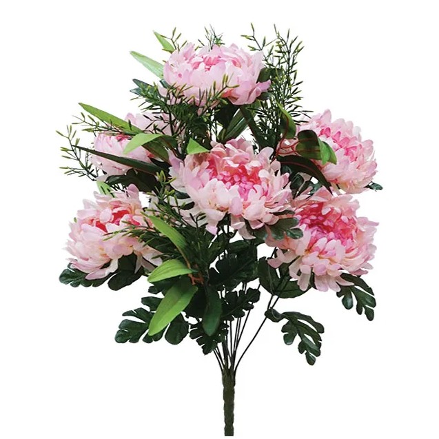 ΜΠΟΥΚΕΤΟ ΡΟΖ ΧΡΥΣΑΝΘΕΜΟ Χ13 Υ60cm. 12/48ΚΙΒ – Ταιριάζει σε κάθε μοντέρνο ή επαγγελματικό χώρο | iroots.gr