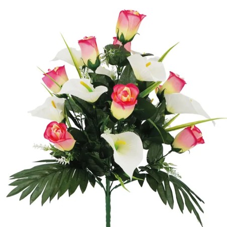 ΜΠΟΥΚΕΤΟ ΦΟΥΞ/ΛΕΥΚΟ ΚΑΛΑΣ-ΤΡΙΑΝΤΑΦΥΛΛΟ Χ18 - Φ36x50cm 12/60ΚΙΒ – Ταιριάζει σε κάθε μοντέρνο ή επαγγελματικό χώρο | iroots.gr