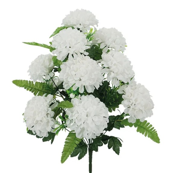 ΜΠΟΥΚΕΤΟ ΛΕΥΚΟ ΧΡΥΣΑΝΘΕΜΟ X14 Υ50cm. 12/60ΚΙΒ – Δημιουργεί αίσθηση πολυτέλειας χωρίς κόπο | iroots.gr