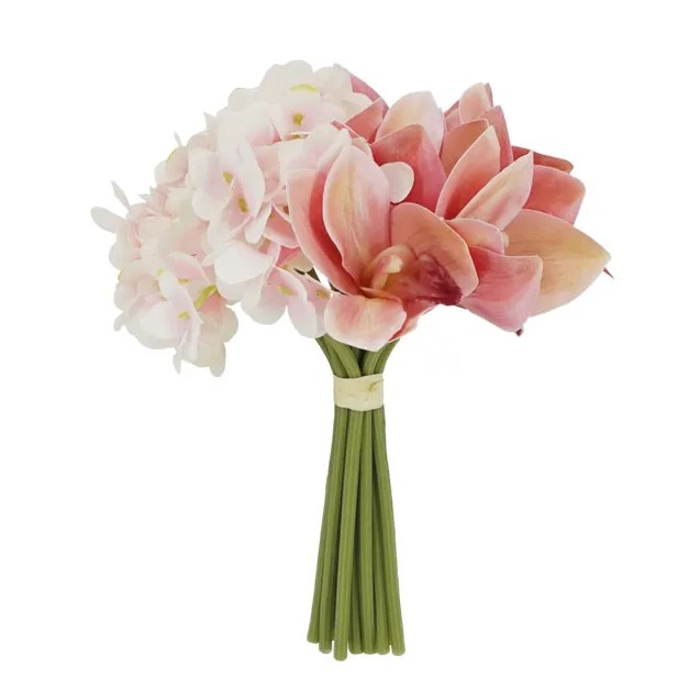 ΜΠΟΥΚΕΤΟ ΣΑΠΙΟ ΜΗΛΟ ΟΡΧΙΔΕΑ/ΟΡΤΑΝΣΙΑ REAL TOUCH Χ12 Y24cm 24/192KIB – Δημιουργεί αίσθηση πολυτέλειας χωρίς κόπο | iroots.gr