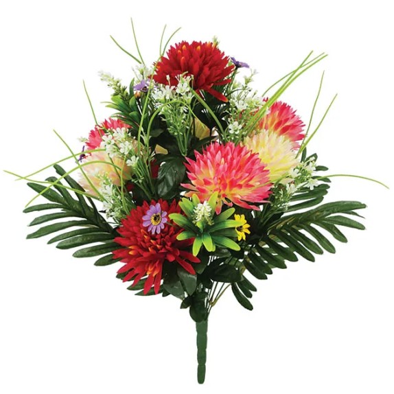 ΜΠΟΥΚΕΤΟ ΧΡΥΣΑΝΘΕΜΟ ΚΟΚΚINO/ΡΟΖ X24 Υ55cm 12/36ΚΙΒ – Δίνει premium χαρακτήρα στο περιβάλλον | iroots.gr