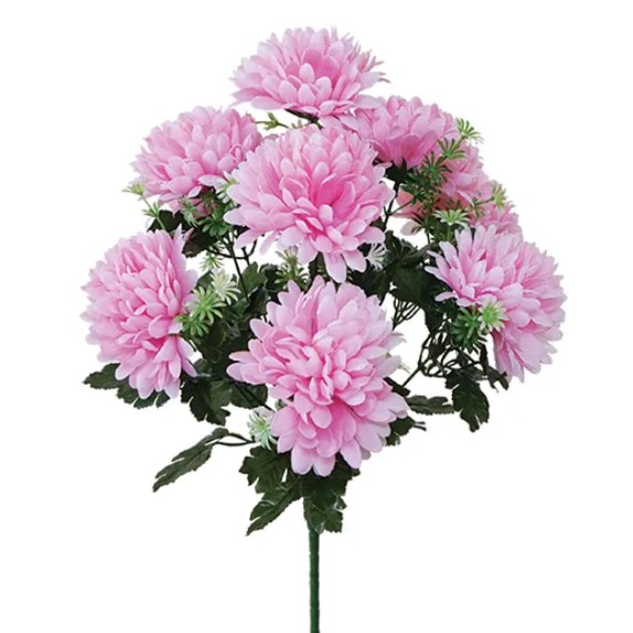 ΡΟΖ ΜΠΟΥΚΕΤΟ ΧΡΥΣΑΝΘΕΜΟ X9 Y45cm 18/72ΚΙΒ – Δίνει premium χαρακτήρα στο περιβάλλον | iroots.gr