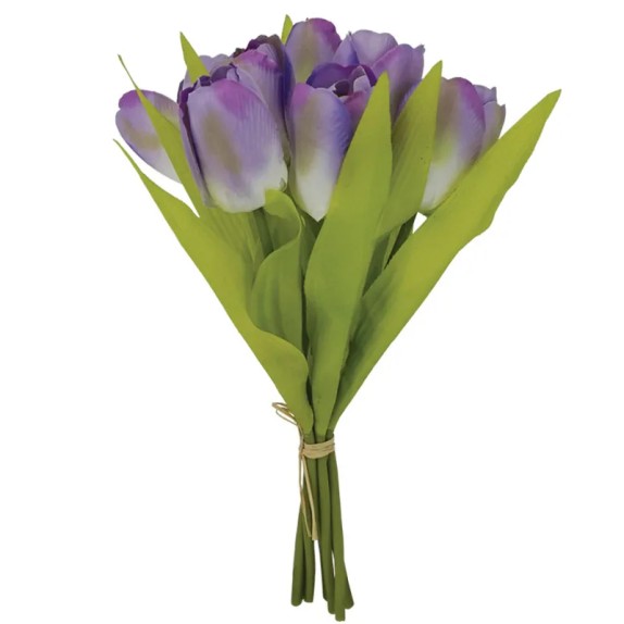 ΔΙΑΚΟΣΜΗΤΙΚΟ ΜΠΟΥΚΕΤΟ ΜΩΒ ΤΟΥΛΙΠΕΣ Χ7 - Υ32.5cm 10/24KIB – Δημιουργεί αίσθηση πολυτέλειας χωρίς κόπο | iroots.gr