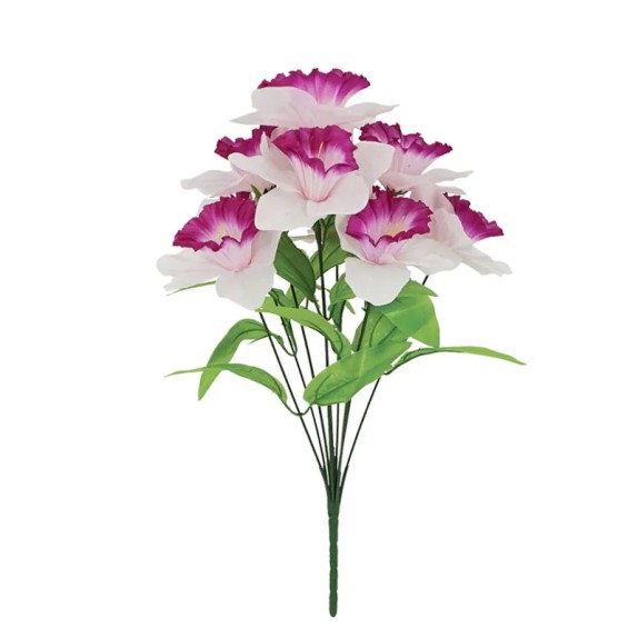 ΜΠΟΥΚΕΤΟ ΝΑΡΚΙΣΣΟΣ ΜΩΒ X9 - Y44cm 24/120KIB – Ταιριάζει σε κάθε μοντέρνο ή επαγγελματικό χώρο | iroots.gr