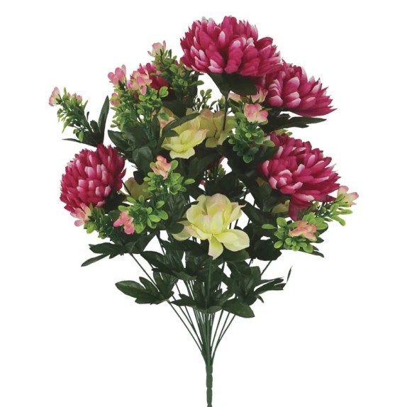 ΜΠΟΥΚΕΤΟ ΦΟΥΞ ΜΙΧ ΑΝΕΜΟΝΗ-ΧΡΥΣΑΝΘΕΜΟ - Y59.5cm 12/36ΚΙΒ – Προσφέρει μοναδική αισθητική | iroots.gr