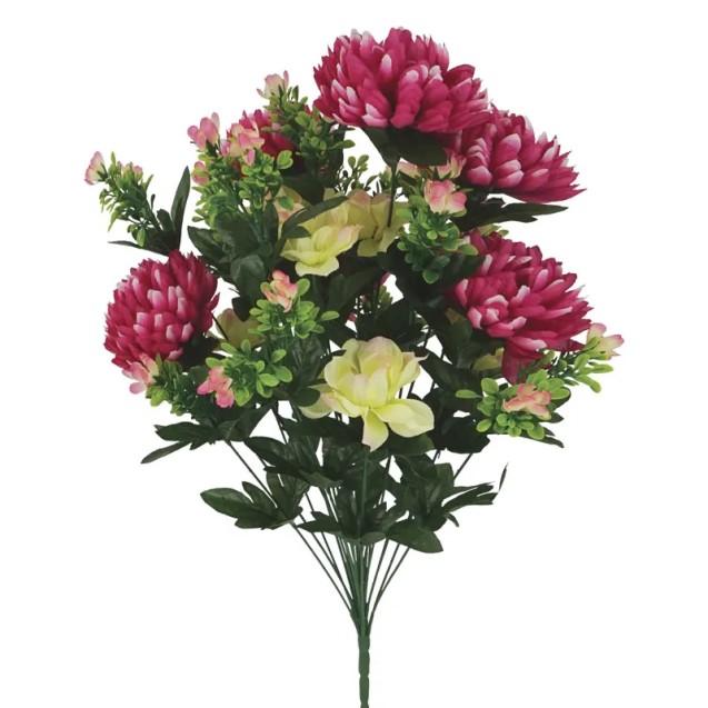 ΜΠΟΥΚΕΤΟ ΦΟΥΞ ΜΙΧ ΑΝΕΜΟΝΗ-ΧΡΥΣΑΝΘΕΜΟ - Y59.5cm 12/36ΚΙΒ – Προσφέρει μοναδική αισθητική | iroots.gr