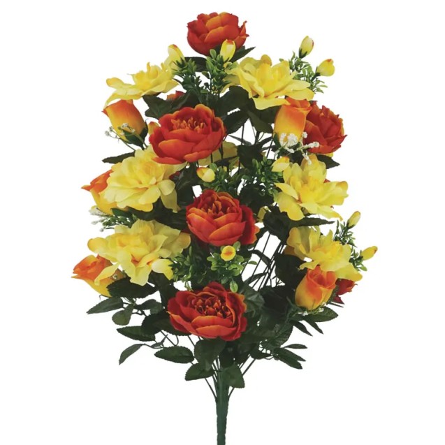 ΜΠΟΥΚΕΤΟ ΠΟΡΤΟΚΑΛΙ ΜΙΞ ΤΡΙΑΝΤΑΦΥΛΛΟ-ΠΑΙΩΝΙΑ Χ36 - Υ69cm 10/30ΚΙΒ – Προσφέρει μοναδική αισθητική | iroots.gr