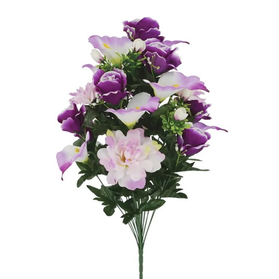 ΜΠΟΥΚΕΤΟ ΜΩΒ ΜΙΞ ΤΡΙΑΝΤΑΦΥΛΛΟ-ΚΑΛΛΑΣ X24 - Y58cm 12/48ΚΙΒ – Δίνει premium χαρακτήρα στο περιβάλλον | iroots.gr