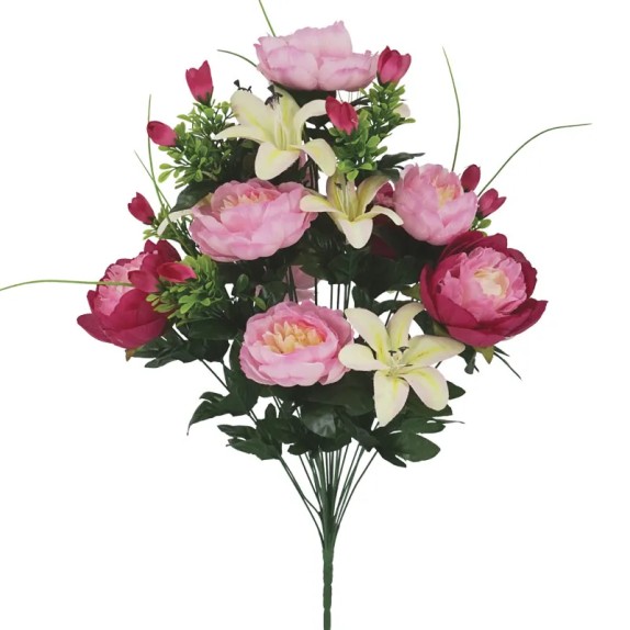 ΜΠΟΥΚΕΤΟ ΡΟΖ ΜΙΞ ΝΕΡΑΓΚΟΥΛΑ-ΚΡΙΝΑΚΙΑ X24- Υ58.5cm 12/48ΚΙΒ – Αναβαθμίζει άμεσα τον χώρο σου | iroots.gr