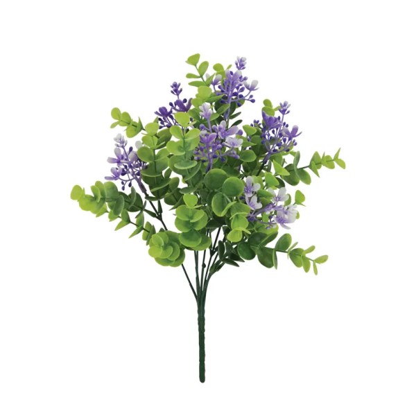 ΜΠΟΥΚΕΤΟ ΠΡΑΣΙΝΑΔΑ ΜΕ ΜΩΒ ΑΝΘΟΣ ΤΟΥ ΑΓΡΟΥ Χ7 - Y33.5cm 84/336ΚΙΒ – Δημιουργεί αίσθηση πολυτέλειας χωρίς κόπο | iroots.gr