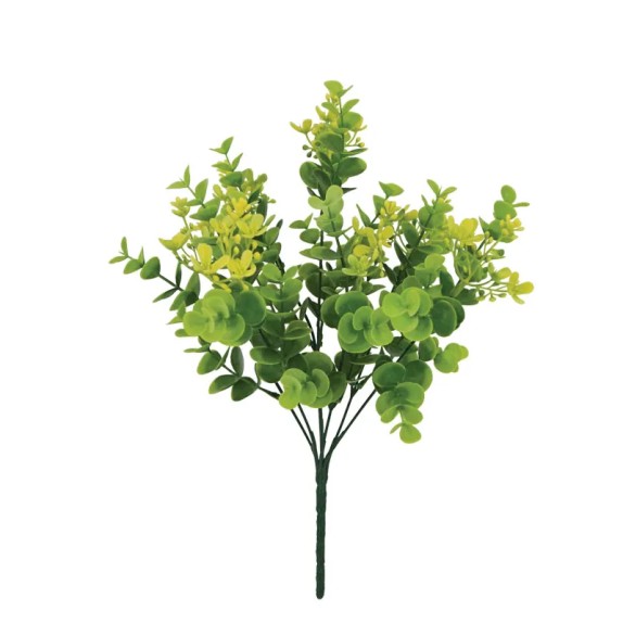 ΜΠΟΥΚΕΤΟ ΠΡΑΣΙΝΑΔΑ ΜΕ ΚΙΤΡΙΝΟ ΑΝΘΟΣ ΤΟΥ ΑΓΡΟΥ Χ7 - Υ33.5cm 84/336ΚΙΒ – Προσφέρει μοναδική αισθητική | iroots.gr