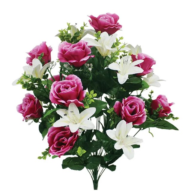 ΜΠΟΥΚΕΤΟ ΦΟΥΞ ΤΡΙΑΝΤΑΦΥΛΛΟ-ΛΙΛΥ X24 Y62cm 12/36KIB – Προσφέρει μοναδική αισθητική | iroots.gr