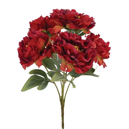 KOKKINO ΠΑΣΤΕΛ ΜΠΟΥΚΕΤΟ ΠΑΙΩΝΙΑ X5 - Y48cm 12/48ΚΙΒ – Ταιριάζει σε κάθε μοντέρνο ή επαγγελματικό χώρο | iroots.gr