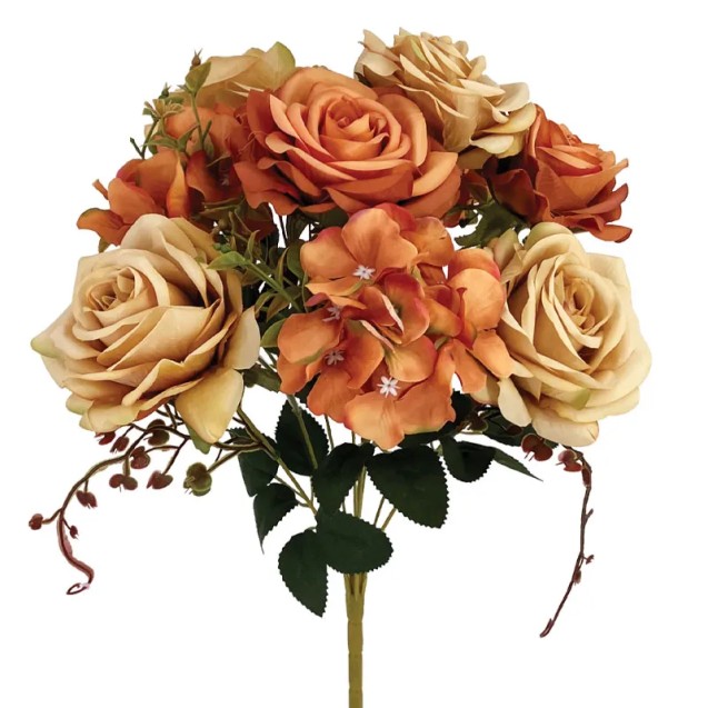 ΠΟΡΤΟΚΑΛΙ/ΜΠΕΖ ΠΑΣΤΕΛ ΜΠΟΥΚΕΤΟ ΤΡΙΑΝΤΑΦΥΛΛΟ/ΟΡΤΑΝΣΙΑ Χ9 - Y43cm 12/48ΚΙΒ – Αναβαθμίζει άμεσα τον χώρο σου | iroots.gr