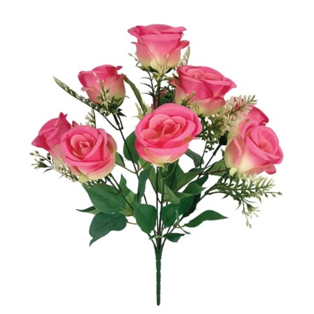 ΡΟΖ/ΚΙΤΡΙΝΟ ΜΠΟΥΚΕΤΟ ΤΡΙΑΝΤΑΦΥΛΛΑ Χ9 - Y42cm 12/144ΚΙΒ – Δημιουργεί αίσθηση πολυτέλειας χωρίς κόπο | iroots.gr