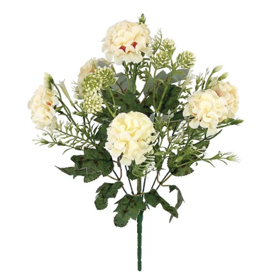 ΕΚΡΟΥ ΜΠΟΥΚΕΤΟ ΧΡΥΣΑΝΘΕΜΟ Χ9 - Υ40cm 12/144ΚΙΒ – Δημιουργεί αίσθηση πολυτέλειας χωρίς κόπο | iroots.gr