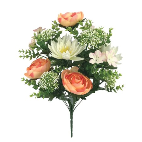 ΜΠΟΥΚΕΤΟ ΝΕΡΑΓΚΟΥΛΑ/ΝΟΥΦΑΡΟ ΣΟΜΟΝ/ΕΚΡΟΥ - Υ48cm 5/20ΚΙΒ – Δημιουργεί αίσθηση πολυτέλειας χωρίς κόπο | iroots.gr