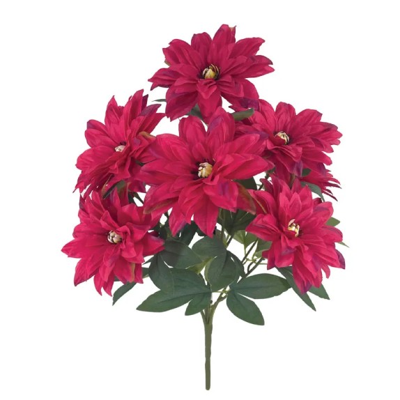 ΜΠΟΥΚΕΤΟ ΚΟΚΚΙΝA ΧΡΥΣΑΝΘΕΜA 8 ΛΟΥΛΟΥΔΙΑ - Υ71cm 16/80ΚΙΒ – Προσφέρει μοναδική αισθητική | iroots.gr