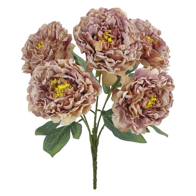 ΣΟΜΟΝ ΠΑΣΤΕΛ ΜΠΟΥΚΕΤΟ ΠΑΙΩΝΙΑ (5 ΑΝΘΗ) - Υ61cm 12/48ΚΙΒ – Δημιουργεί αίσθηση πολυτέλειας χωρίς κόπο | iroots.gr