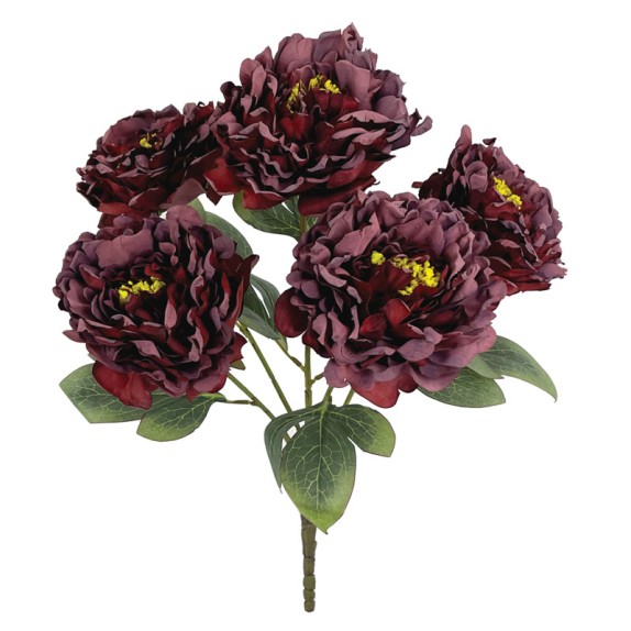 ΒΥΣΣΙΝΙ ΠΑΣΤΕΛ ΜΠΟΥΚΕΤΟ ΠΑΙΩΝΙΑ (5 ΑΝΘΗ) - Υ61cm 12/48ΚΙΒ – Αναβαθμίζει άμεσα τον χώρο σου | iroots.gr