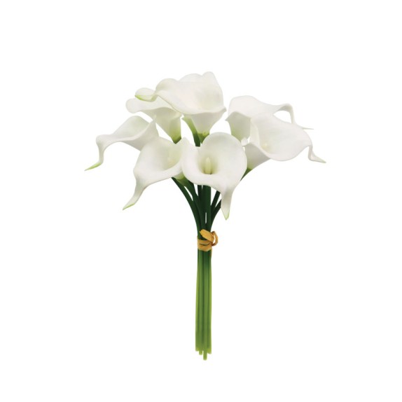 ΜΠΟΥΚΕΤΟ ΛΙΛΙΟΥΜ ΛΕΥΚΟ ΜΕ 8 ΑΝΘΗ - 18x17x35cm 12/144ΚΙΒ – Δημιουργεί αίσθηση πολυτέλειας χωρίς κόπο | iroots.gr