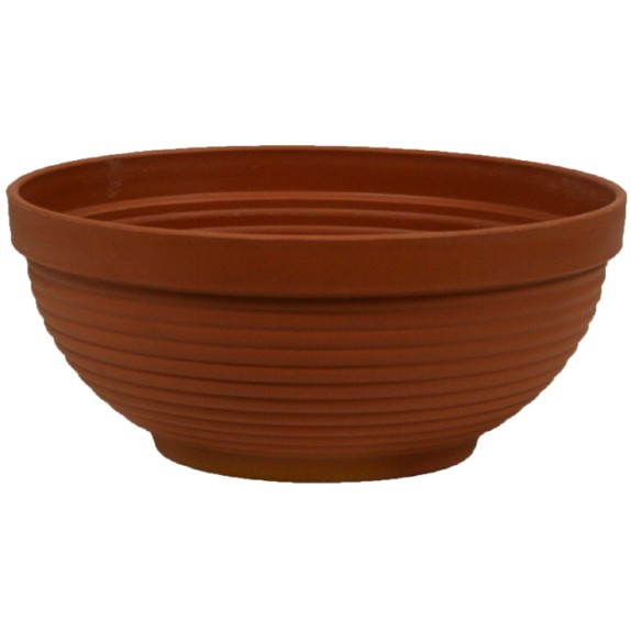 ΓΛΑΣΤΡΑ ΚΑΦΕ ΠΛΑΣΤΙΚΗ MISKI TERAKOTA - Φ65x24cm – Προσφέρει μοναδική αισθητική | iroots.gr