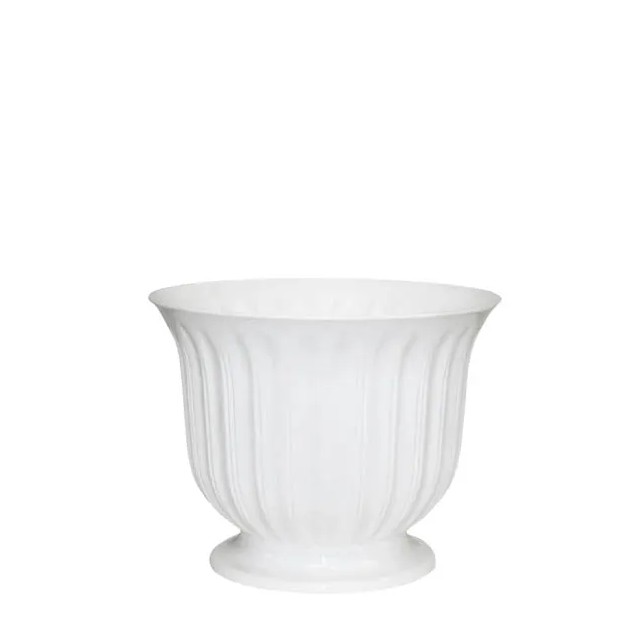 ΓΛΑΣΤΡΑ ΛΕΥΚΟ ΠΛΑΣΤΙΚΟ DONCZKA LILIA - Φ16x14cm – Αναβαθμίζει άμεσα τον χώρο σου | iroots.gr