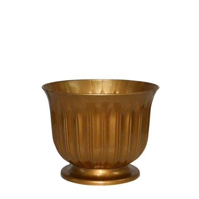 ΓΛΑΣΤΡΑ ΧΡΥΣΟ ΠΛΑΣΤΙΚΟ DONCZKA LILIA - Φ18x16cm – Δίνει premium χαρακτήρα στο περιβάλλον | iroots.gr