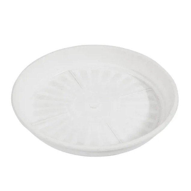 ΠΙΑΤΟ ΓΛΑΣΤΡΑΣ Φ38cm ΛΕΥΚΟ ΠΛΑΣΤΙΚΟ PODSTAWKI TERAKOTA – Δίνει premium χαρακτήρα στο περιβάλλον | iroots.gr