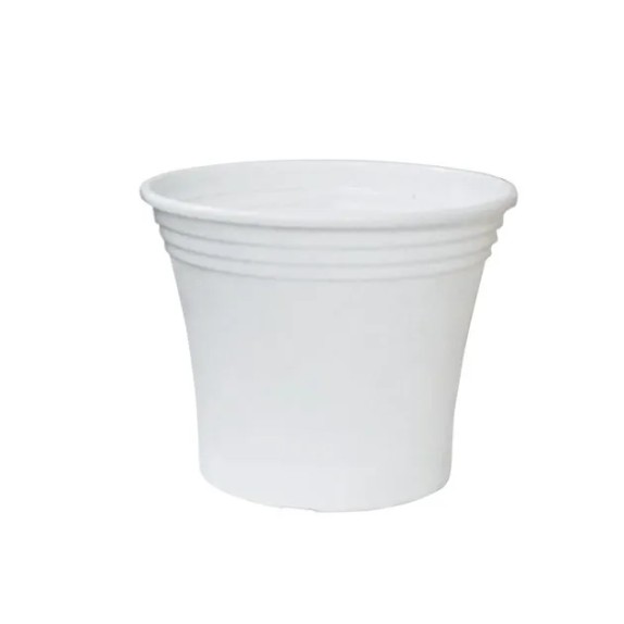 ΓΛΑΣΤΡΑ ΛΕΥΚΟ ΠΛΑΣΤΙΚΗ DONICZKA IRYS - Φ17x14cm – Αναβαθμίζει άμεσα τον χώρο σου | iroots.gr