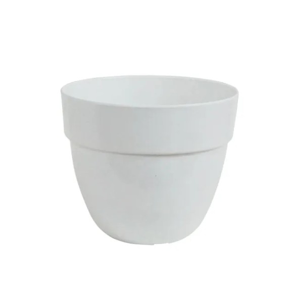 ΓΛΑΣΤΡΑ ΛΕΥΚΟ ΠΛΑΣΤΙΚΗ ORCHIDEA NOWA - Φ14x12.5cm – Αναβαθμίζει άμεσα τον χώρο σου | iroots.gr