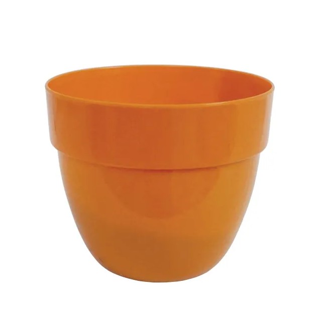 ΓΛΑΣΤΡΑ ΠΟΡΤΟΚΑΛΙ ΠΛΑΣΤΙΚΗ ORCHIDEA NOWA - Φ17x15cm – Ταιριάζει σε κάθε μοντέρνο ή επαγγελματικό χώρο | iroots.gr