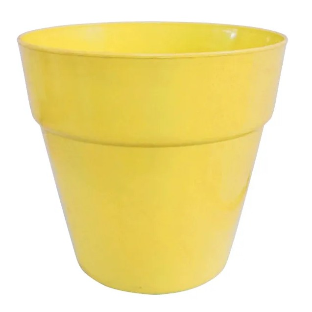 ΓΛΑΣΤΡΑ ΚΙΤΡΙΝΟ ΠΛΑΣΤΙΚΗ FL-27 - Φ27x26cm – Αναβαθμίζει άμεσα τον χώρο σου | iroots.gr