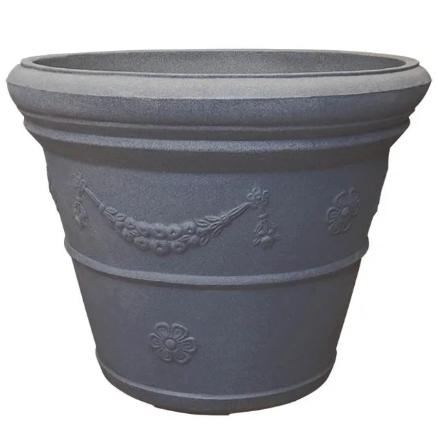 ΠΛΑΣΤΙΚO ΚΑΣΠΩ ΓΙΓΑΣ ΓΚΡΙ ΜΑΡΜΑΡΙ FESTONE 90 - Φ90x65cm – Αναβαθμίζει άμεσα τον χώρο σου | iroots.gr