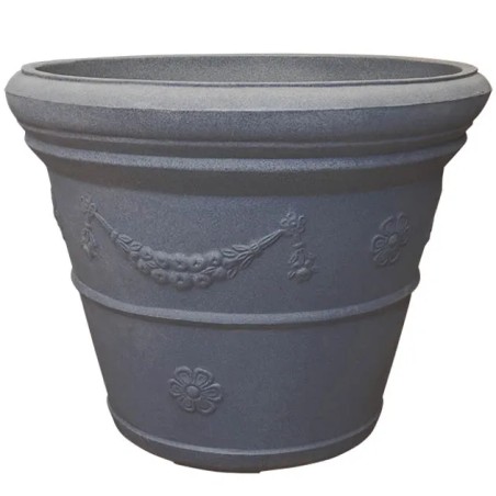 ΠΛΑΣΤΙΚO ΚΑΣΠΩ ΓΙΓΑΣ ΓΚΡΙ ΜΑΡΜΑΡΙ FESTONE 90 - Φ90x65cm – Αναβαθμίζει άμεσα τον χώρο σου | iroots.gr