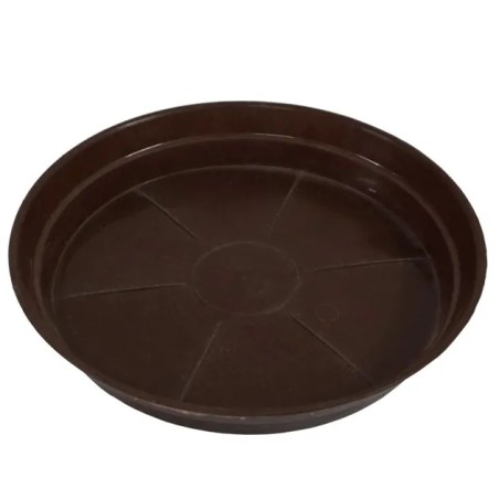 ΠΙΑΤΟ ΓΛΑΣ. Φ35cm ΣΚΟΥΡΟ-ΚΑΦΕ ΠΛΑΣΤΙΚΟ Ν8 – Δίνει premium χαρακτήρα στο περιβάλλον | iroots.gr