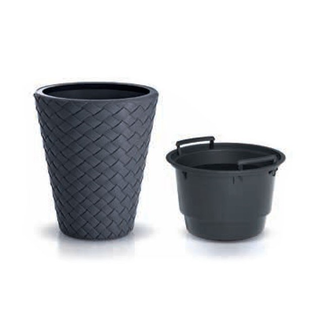 ΚΑΣΠΩ-ΓΛΑΣΤΡΑ (2 ΣΕ 1) ΑΝΘΡΑΚΙ ΚΩΝΟΣ MATUBA Φ30x35cm 1/5ΚΙΒ – Ταιριάζει σε κάθε μοντέρνο ή επαγγελματικό χώρο | iroots.gr
