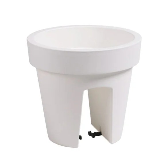 ΓΛΑΣΤΡΑ ΜΠΑΛΚΟΝΙΟΥ ΛΕΥΚΟ LOFLY RAILING Φ24.5x22.5cm 1/5ΚΙΒ – Δίνει premium χαρακτήρα στο περιβάλλον | iroots.gr