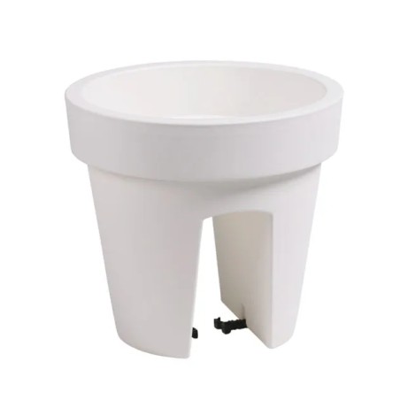 ΓΛΑΣΤΡΑ ΜΠΑΛΚΟΝΙΟΥ ΛΕΥΚΟ LOFLY RAILING Φ24.5x22.5cm 1/5ΚΙΒ – Δίνει premium χαρακτήρα στο περιβάλλον | iroots.gr