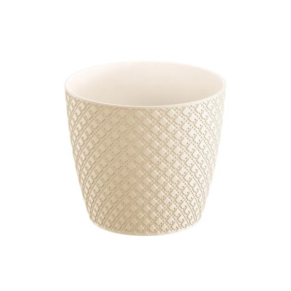 ΓΛΑΣΤΡΑ ΣΤΡΟΓΓΥΛΗ ΕΚΡΟΥ ORIENT Φ15.7x13.8cm 10/160ΚΙΒ – Ταιριάζει σε κάθε μοντέρνο ή επαγγελματικό χώρο | iroots.gr