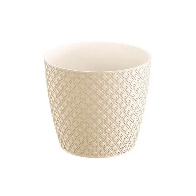 ΓΛΑΣΤΡΑ ΣΤΡΟΓΓΥΛΗ ΕΚΡΟΥ ORIENT Φ15.7x13.8cm 10/160ΚΙΒ – Ταιριάζει σε κάθε μοντέρνο ή επαγγελματικό χώρο | iroots.gr