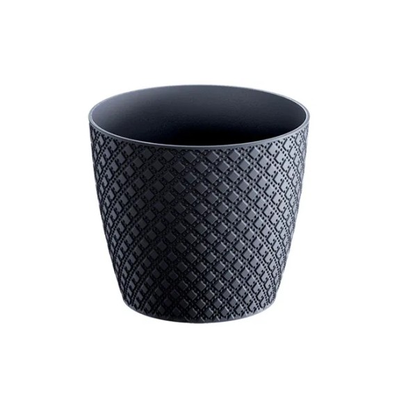 ΓΛΑΣΤΡΑ ΣΤΡΟΓΓΥΛΗ ΑΝΘΡΑΚΙ ORIENT Φ15.7x13.8cm 10/160ΚΙΒ – Προσφέρει μοναδική αισθητική | iroots.gr