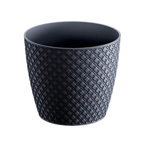 ΓΛΑΣΤΡΑ ΣΤΡΟΓΓΥΛΗ ΑΝΘΡΑΚΙ ORIENT Φ18.9x16.7cm 5/90ΚΙΒ – Ταιριάζει σε κάθε μοντέρνο ή επαγγελματικό χώρο | iroots.gr