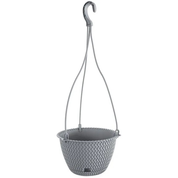 ΓΛΑΣΤΡΑ ΚΡΕΜΑΣΤΗ ΓΚΡΙ SPLOFY ROUND W Φ27x16.6cm 1/5ΚΙΒ – Προσφέρει μοναδική αισθητική | iroots.gr