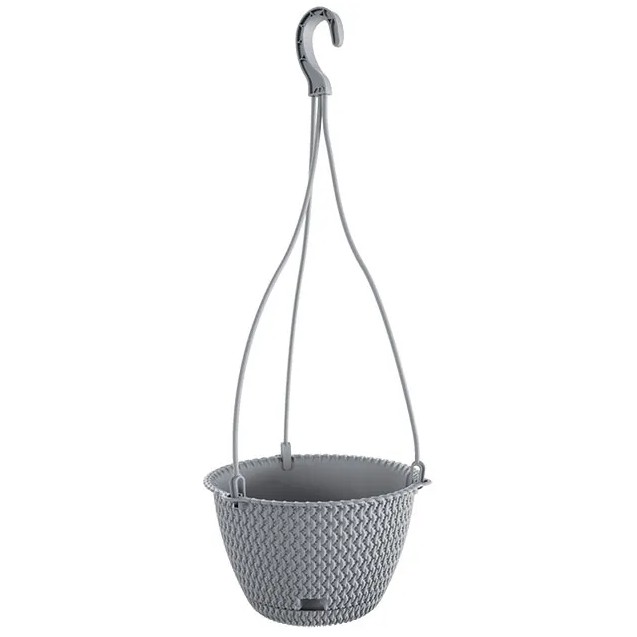 ΓΛΑΣΤΡΑ ΚΡΕΜΑΣΤΗ ΓΚΡΙ SPLOFY ROUND W Φ27x16.6cm 1/5ΚΙΒ – Προσφέρει μοναδική αισθητική | iroots.gr