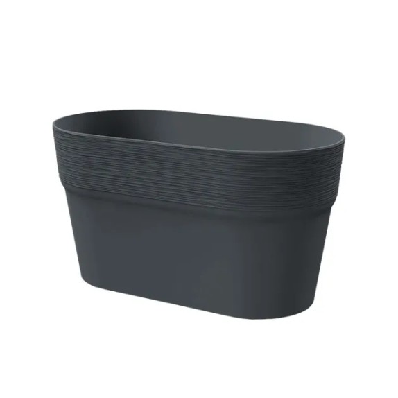 ΖΑΡΝΤΙΝΕΡΑ ΑΝΘΡΑΚΙ FURU ΟΒΑΛ 27.5x14.5x14.8cm 10/40ΚΙΒ – Προσφέρει μοναδική αισθητική | iroots.gr