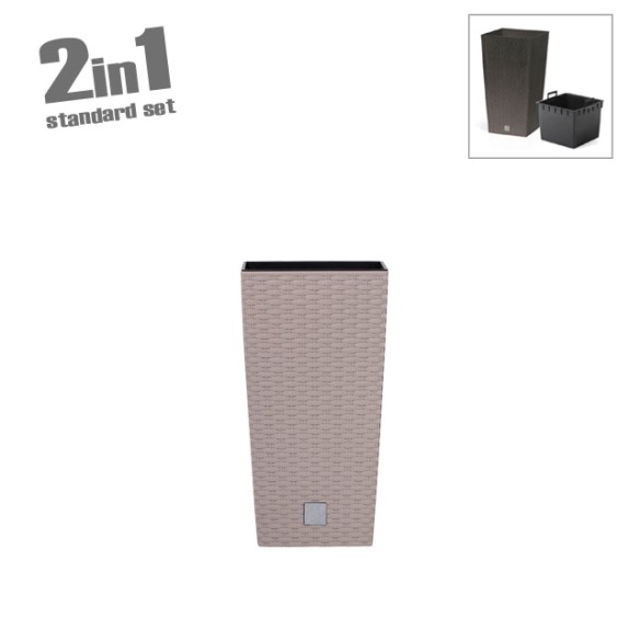 ΚΑΣΠΩ-ΓΛΑΣΤΡΑ (2 ΣΕ 1) ΜΟΚΚΑ RATO SQUARE ΤΕΤΡΑΓΩΝΗ 22.5x22.5x42.1cm 1/5KIB – Δημιουργεί αίσθηση πολυτέλειας χωρίς κόπο | iroots.