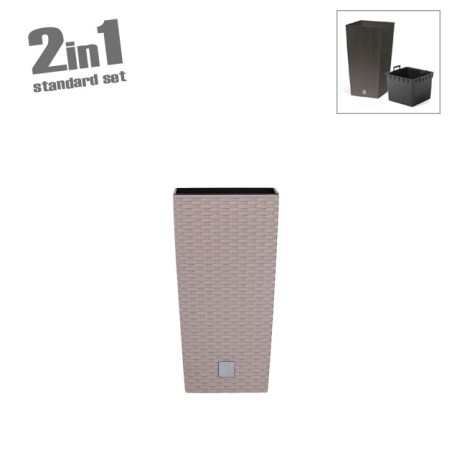 ΚΑΣΠΩ-ΓΛΑΣΤΡΑ (2 ΣΕ 1) ΜΟΚΚΑ RATO SQUARE ΤΕΤΡΑΓΩΝΗ 22.5x22.5x42.1cm 1/5KIB – Δημιουργεί αίσθηση πολυτέλειας χωρίς κόπο | iroots.